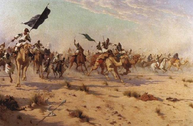 Robert Talbot Kelly Flight of the Khalifa after his defeat at the battle of Omdurman